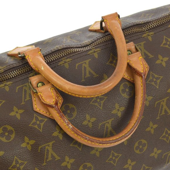 Auth Louis Vuitton Speedy 40 Hand Bag #N4761V80O - FOR CANVAS OR REPAIR - Picture 3 of 15